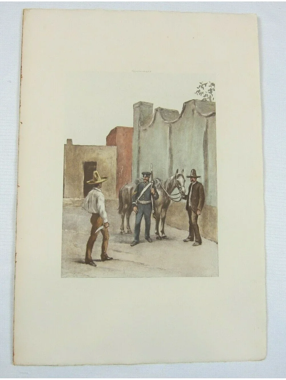 Antique 1892 Print 